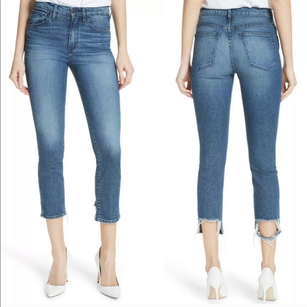 NWT W3 3x1 Straight Authentic Crop in Cammi